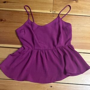 Monteau Magenta Camisole Top